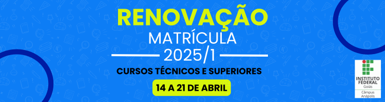 Renovação de Matrículas 2025/1